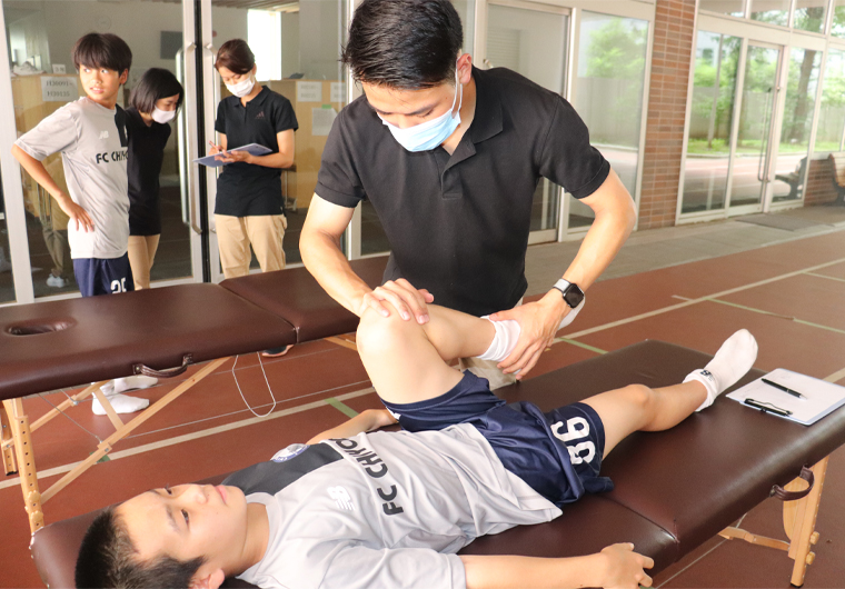 練習しながら復帰も早い